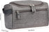 Vercord Men's Toiletry Bag, Wash Travel Small Shaving Dop Kit, Shower Bathroom Hygiene Bag, Frosted Grey