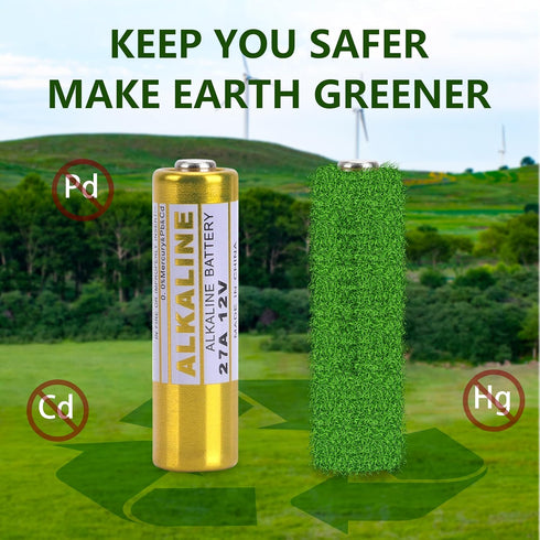 kunying A27 27A 12V Battery,27a 12v Remote,27a 5 Pack, 12 A27 Battery for Batteries Long Lasting Volt Batteries