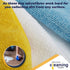 Microfibre Cleaning Cloth, White, Pack of 10, Large Size: 40x40cm, Super Soft Premium Streak Free Washable Cloth Duster