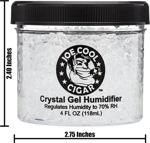 Crystal Gel Humidifier for Cigar Humidors, 4oz Jar
