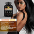 10X Potent Hair Skin and Nail Growth Vitamins with Keratin + Collagen + Silica for Vibrant Hair, Extra Strength Biotin