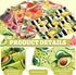 36 Pack Reusable Paper Towels Washable Paperless Towels Rolls Reusable Toilet Bidet Towels Bulk Flannel Cotton Cloth Towels Wipes Bathroom Napkins with Cardboard (Fresh Color,Fruit Style)