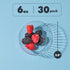 PLASTICPRO 30 Pack Crystal Clear Disposable Plastic Plates - 6 Ounce Bowls for Special Occasions
