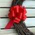 Red Decorative Gift Pull Bows, 5" Wide, Set of 10 for 4th of July, Birthday, Christmas