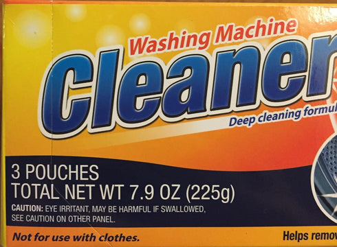 3 pouches Washing machine cleaner deep cleaning formula