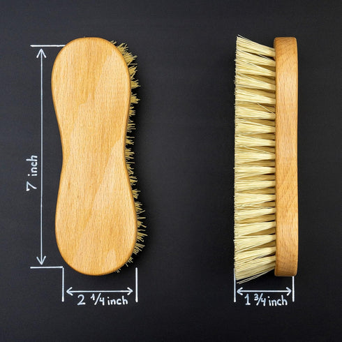 Konex Nylon Fiber Economy Utility Cleaning Hand Brush - Heavy Duty Hand-Held Scrub Brush with Medium-Stiffness Bristles