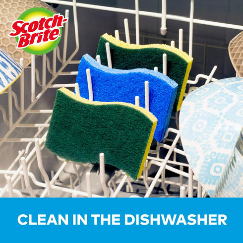 No Scratch Scrub Sponges by Scotch-Brite - Gentle Cleaning Power
