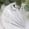 Novelty Modern Flatware, 64 Count Disposable Plastic Teaspoons/Dessert Spoon Luxury