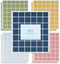 Swedish Dishcloths | Reusable & Washable Sponge Cloths | 10 Pack, Assorted Rainbow Color Window Pane Pattern