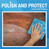 MiracleWipes for Wood Surfaces - Clean, Protect, and Polish Cabinets and Furniture - 30 Count