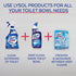 Lysol Lime & Rust Toilet Bowl Cleaner Gel, 24 Oz (Pack of 4), Destroys Stains from Hard Water