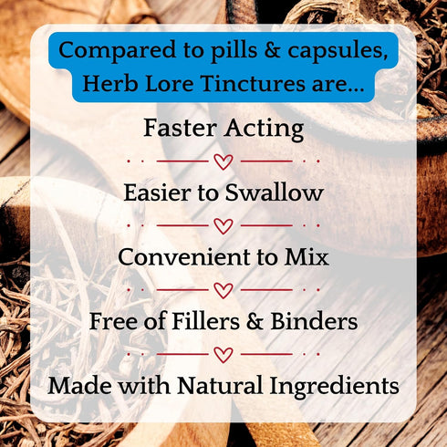 Herb Lore 4 oz After Birthing Ease Tincture Herbal Postpartum Drops for After Birth Cramping & Contractions with Cramp