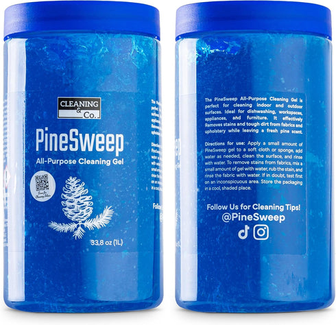 All-Purpose Cleaning Gel with Pine Oil – Foaming Multipurpose Solution for Bathroom, Kitchen, and More (33.8oz)