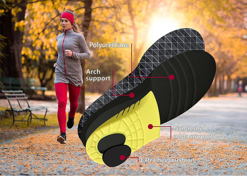 JobSite Power Tuff Large Anti-Fatigue Support Work Orthotic Insoles