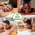 Organic - Edible Floral Sensual Massage Oil for Couple - Lickable | Serenity Scent for Intimate Sexual Moments - No