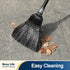 Yocada Heavy-Duty Broom, Commercial Indoor Outdoor Broom 55.5 inch Tall for Courtyard Garage Lobby Home Office