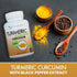 Turmeric Curcumin Supplement - 2250mg/d Veggie Caps with 95% Curcuminoids and Black Pepper Extract, 750mg Capsules