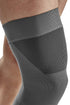 Unisex Grey Mid Support Knee Compression Sleeve, Size M