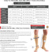 Truform 30-40 mmHg Compression Stockings for Men and Women, Knee High Length, Open Toe, Black, Small