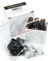 Vivaplex 10 ml Amber Glass Roll-on Bottles, 6 Pack with Stainless Steel Roller Balls, .5 ml Dropper Included