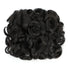 SWACC Short Messy Curly Dish Hair Bun Extension, Easy Stretch Hair Combs Clip in Ponytail Extension (Natural Color