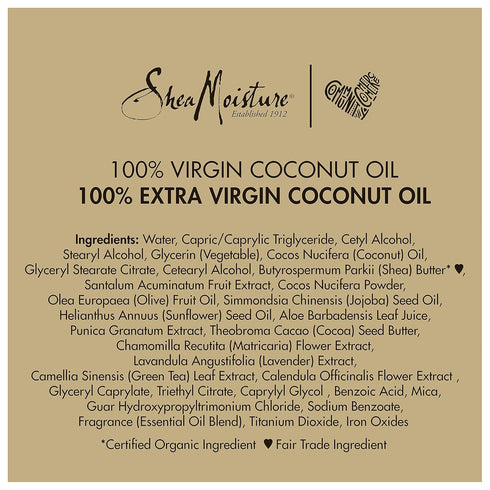 Sheamoisture Head-to-Toe Nourishing Hydration for Dry Skin, 100% Virgin Coconut Oil, 10.5 Oz