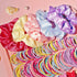 YANRONG Multicolor Hair Ties for Women & Girls, Elastic Ponytail Holders, Rubber Bands for Thick & Thin Hair (2335PCS)