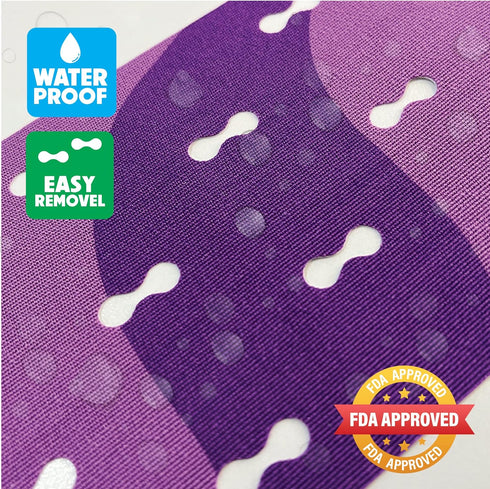 Mama Tape Pregnancy Belly Support - 4" x 16.4' Kinesiology Tape for Pelvic and Back Pain Relief