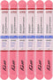 Kiss File All Purpose & Smoother - Pack of 6 Files, 180 Medium, 600 Extra Fine for Natural and Artificial Nails