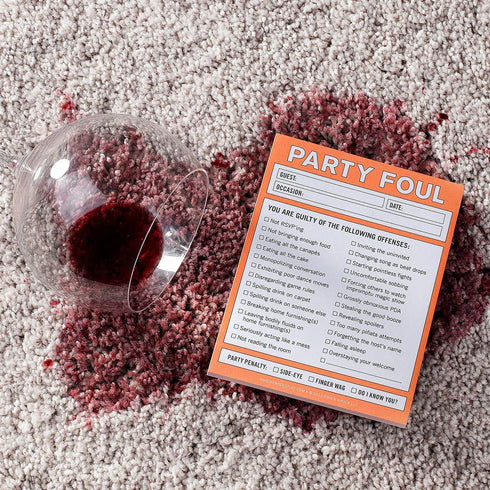 Knock Knock Party Foul Nifty Note, Checklist Memo Pad, 4 x 5.25-inches