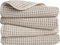 POLYTE Microfiber Lint Free Hand Towel, 4 Pack, 16 x 30 in, Beige Waffle Weave