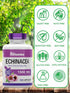 Echinacea Capsules, 1500 mg Per Serving, 180 Capsules, Herbal Extract Supplement, USA Made