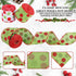 Yinder 2 Rolls 20 Yards Christmas Ribbon Red and Green Glitter Ribbon 2.5 Inch Christmas Tree Decorative DIY Ribbon for Wreaths Present Box Wrapping Xmas Party Craft Decor(Polka Dot) by Yinder