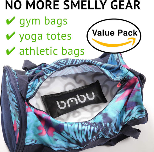 Charcoal Shoe Deodorizers, Activated Natural Bamboo Air Purifying Bag for Sneakers, Odor Eliminator Mini Bags