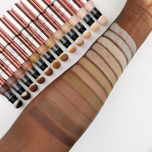 Makeup Revolution Eye Bright Concealer, 3ml, Buildable Coverage, Dewy Finish, Caramel
