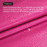 MECCANIXITY Pack of 10 Deep Pink Pearlescent Film Flower Wrapping Paper, 22.8x22.8 Inch Waterproof for DIY Crafts
