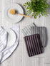 Set DII Cleaning Collection Multi-Purpose Microfiber, Gray Stripes, Dishtowel