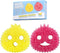Functional Sponge Scrubber Set - Daddy Mommy Daily Scrub Sponge, 2 Animal Patterns, Scratch Free, 2ct