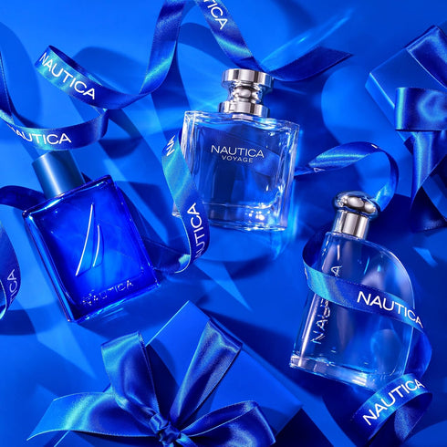 Nautica Blue Eau De Toilette for Men - 3.4 Fl Oz - Fresh Woody & Fruity Scent of Pineapple & Water Lily