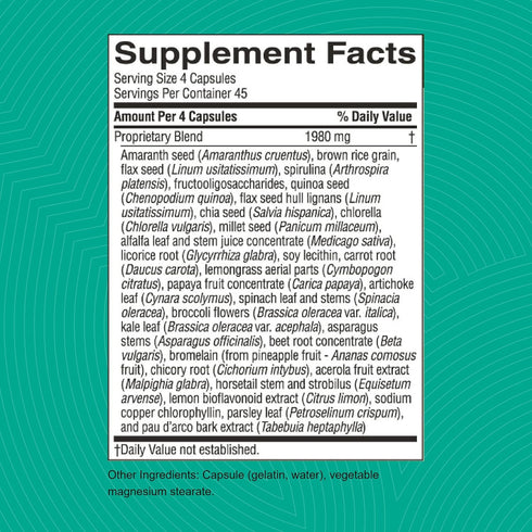 Nature's Sunshine Ultimate Greenzone, 180 Capsules, Supports Immunity and Helps Maintain a Balanced PH Level
