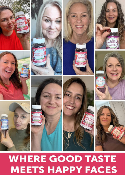 Gummies 60ct Lunakai USA Made Menopause Relief Natural Menopause Supplements for Women with Black Cohosh & L-Theanine