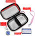 CASEMATIX Pink Insulated Travel Bag Case for Asthma Inhaler, Compatible with Chamber Inhaler Spacer, Masks, and More -