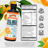 Total Omega 3 Fish Oil Liquid Supplement, Barlean's - Orange Crème Flavored, 16 oz