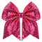 Large 7 Inch Glitter Bow Clip for Women Teens Girls, Bling Party Hair Accessories