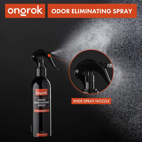 Smoke Odor Eliminator Spray by ONGROK, Natural Unscented, 8 oz, Made in USA, Air Freshener for Home and Car