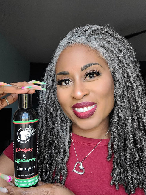Moisturizing Loc Conditioner 8oz, Rinse Out or Leave-In for All Types of Locs, Braids, and Natural Hair