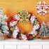 Yinder 2 Rolls 20 Yards Christmas Ribbon, Red and Green Glitter Ribbon, 2.5 Inch for Wreaths, Present Box Wrapping