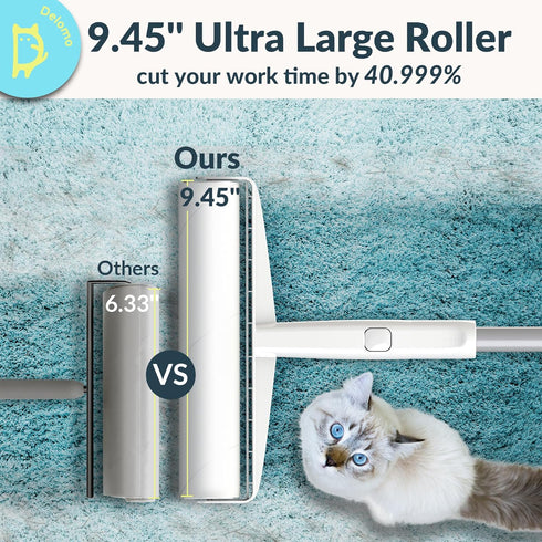 Lint Roller Refills - DELOMO Large 6 Packs (540 Sheets) for Lint Remover, Mega Extreme Stick Refill