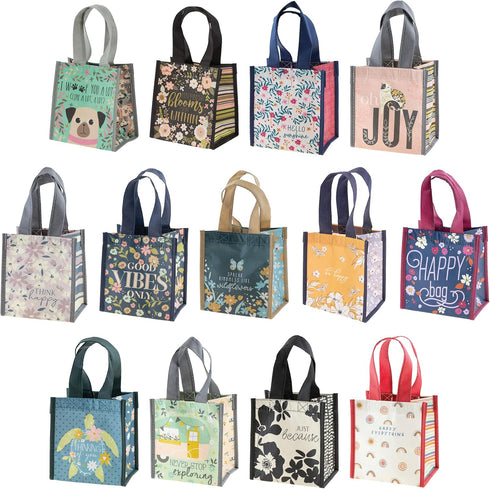 Karma Reusable Gift Bags - Tote Bag and Gift Bag with Handles, Perfect for Birthday Gifts, RPET 1 Dog Small