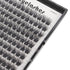 Large Tray - 120 Pcs D Curl Cluster Eyelashes, Natural Long Individual False Eyelashes Extensions (10-20MM)